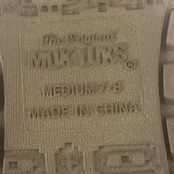 MUK LUKS Lisa Cozy Slippers with Backstrap Mink Size M 7-8 - Picture 5 of 8